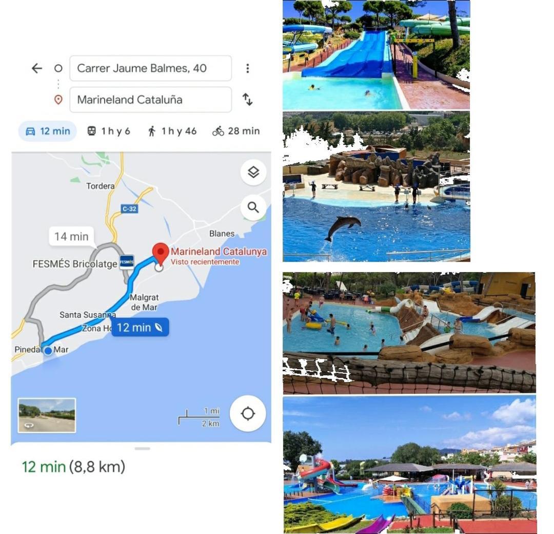 Apartamento En La Costa Del Maresme Pineda de Mar Esterno foto
